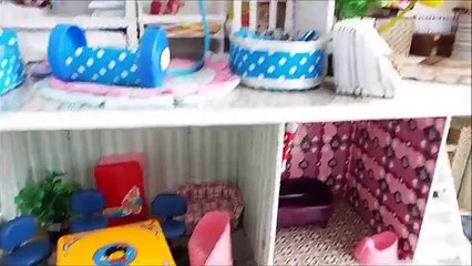 Download Video: Домик для кукол с мебелью играем куклами распаковка игрушки doll House with furniture