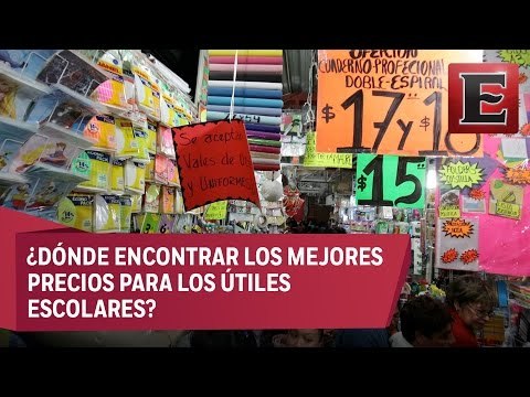 Los mejores precios para surtir la lista de útiles escolares