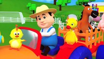 Roues sur le bus - 3D Comptine - 3D Nursery Rhyme For Kids - Wheels On The Bus