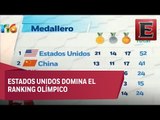 Río 2016:  Así marcha el medallero tras ochos días de actividades
