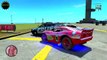 Grand Theft Auto IV Rayo Lightning McQueen Dinoco Crash Testing