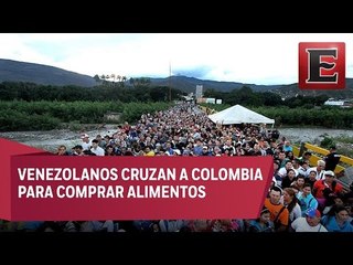 Miles de venezolanos entran a Colombia por apertura de frontera