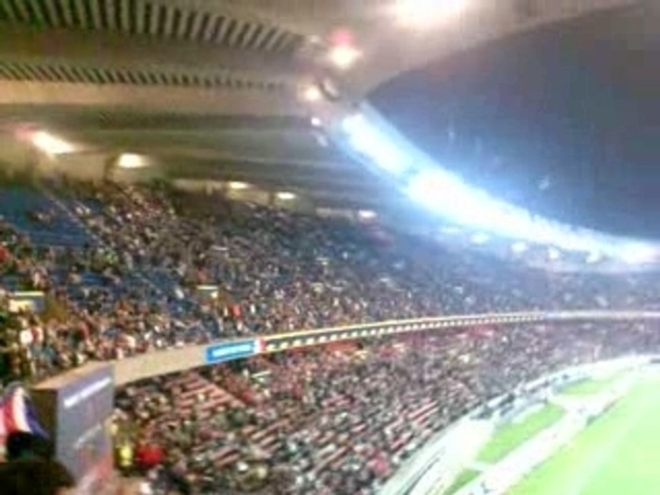 BUT EN DIRECT DU VIRAGE AUTEUIL Pauleta 91e PSG/MONTPELLIER