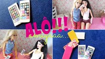 Bricolaje muñecas mi paraca el más Miniatura iphone 7 barbie otras