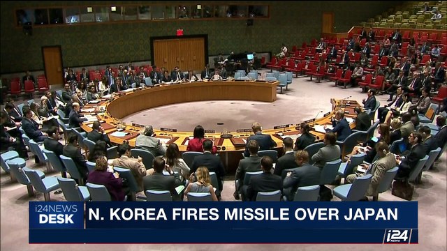 i24NEWS DESK | N. Korea fires missile over Japan | Wednesday, August 30th 2017