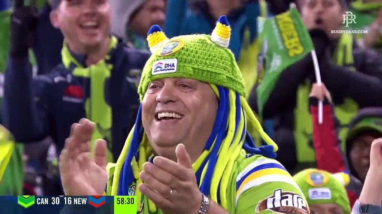 Raiders v Knights - 2nd Half - NRL 2017 - RD 25