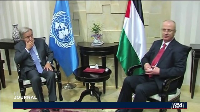 En visite dans les territoires palestiniens, Antonio Guterres sur tous les fronts