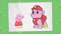 Paw Patrol Peppa Pig Chase Marshall Rubble Painting Charer Outfits For Kids & Toddlers