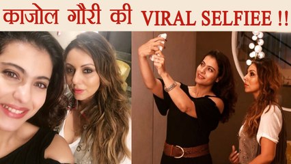 Kajol at Gauri Khan new STORE, SELFIE goes VIRAL; Watch | FilmiBeat