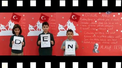 Türkiye'nin Dört Bir Tarafından Bin 463 Çocuk İstiklal Marşı'nı Oluşturdu