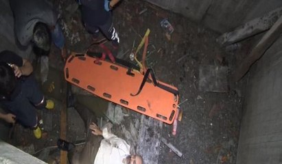 İnşaat gece bekçisi asansör boşluğuna düştü