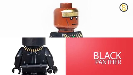 LEGO Custom Black Panther Minifigure Game Avengers