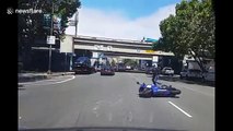Motorist hits biker in San Francisco