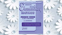 Rubank Elementary Method - French Horn in F or E-Flat and Mellophone (Rubank Educational Library) FREE Download PDF