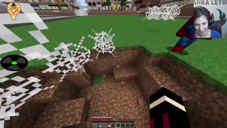 Minecraft Kahramanlar Savaşı #1: Örümcek Adam vs Yeşil Dev / w Han Kanal