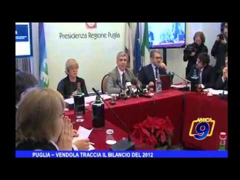 Puglia | Vendola traccia il bilancio 2012