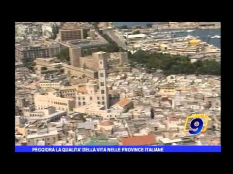 Peggiora la qualità della vita nelle province italiane