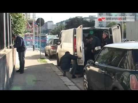 TG 16.01.14 Bari: assaltano furgone carico di elettrodomestici, una donna rimane ferita