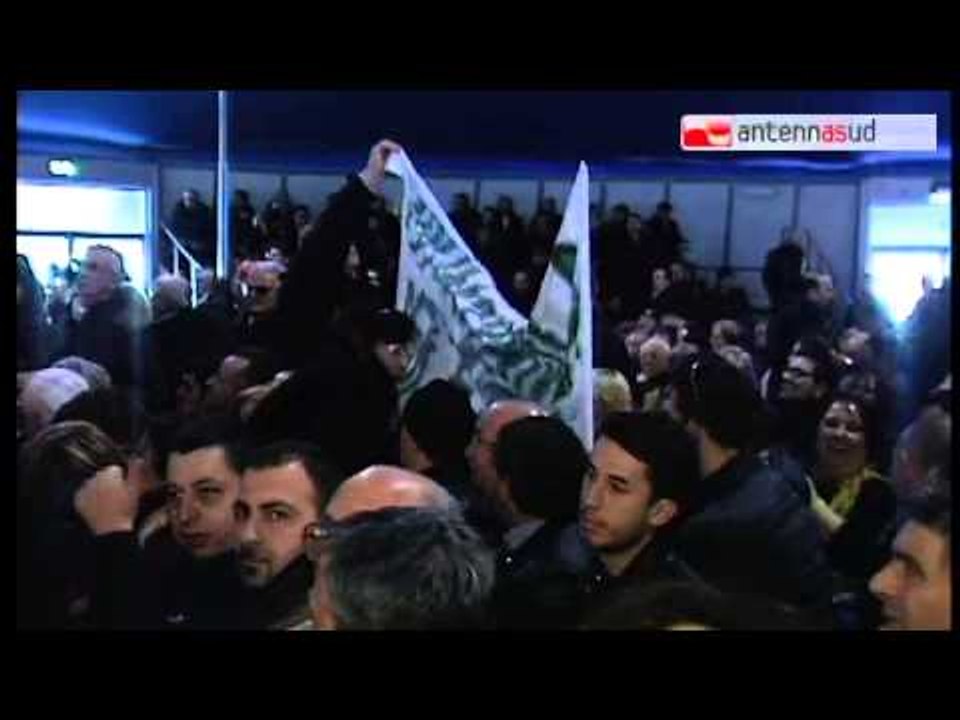 TG 27.01.14 Fitto dà la carica agli "azzurri", al compleanno di Forza Italia assente Berlusconi