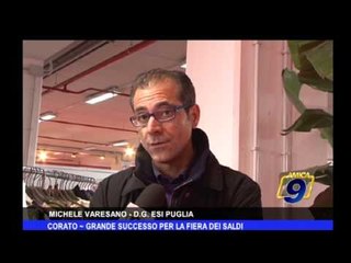 Corato | Grande successo per la fiera dei saldi