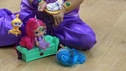 SHIMMER AND SHINE TOY SURPRISE BIRTHDAY PRESENTS OPENING!