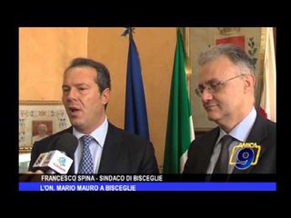 L'On. Mario Mauro a Bisceglie