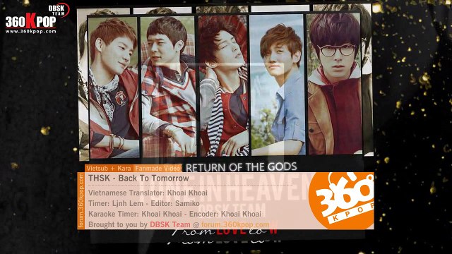 [Fanmade MV] DBSK HoMin - Back To Tomorrow