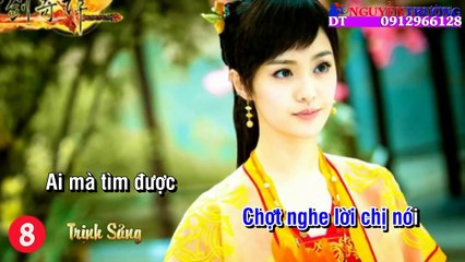[Karaoke HD] Chuyện Tình Lá Diêu Bông - Lâm Bảo Phi