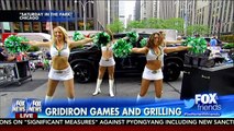 Heather Nauert & Jets Cheerleaders 9.10.16