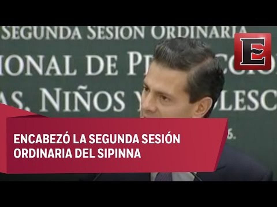 EPN pide asegurar derechos de la niñez del país