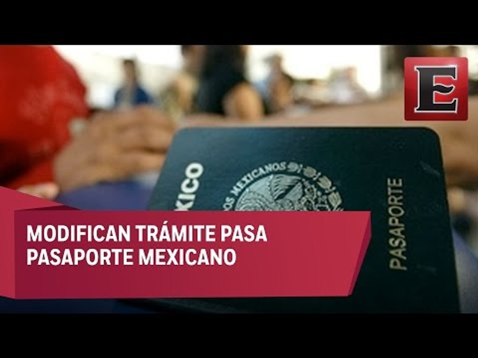 SRE modifica trámite de pasaporte