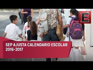 SEP presenta nuevo calendario escolar