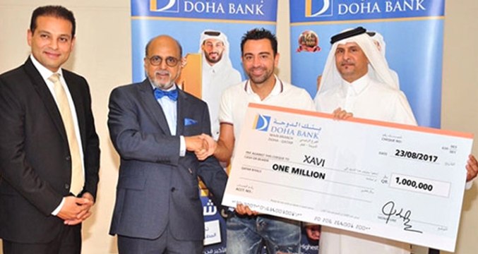 Katar'da Forma Giyen Xavi, Piyango Çekilişinden 1 Milyon Katar Riyali Kazandı