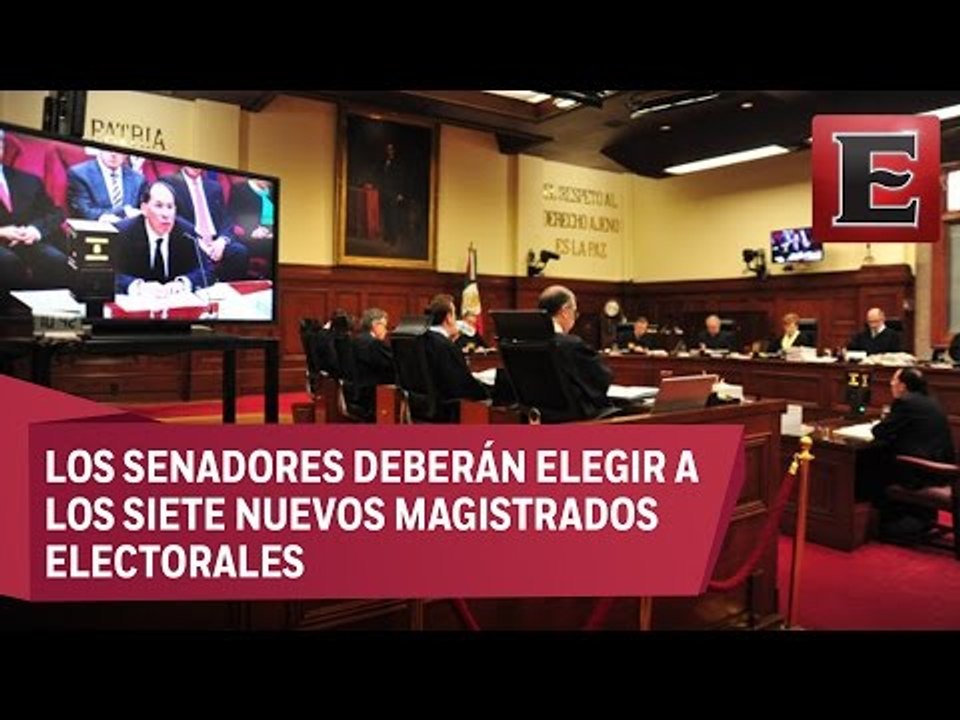 SCJN elige a los aspirantes a magistrados del Tribunal Electoral