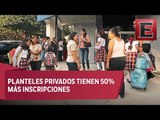 Crece matrícula estudiantil de escuelas particulares en Chiapas por paros