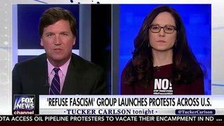 Tucker Carslon interviews UC Berkeley Riot Organizer Sunsara Taylor
