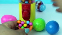 Huevos Sorpresa Juegos Con bolas de Colores | Surprise Eggs With Rainbow Bubble Gum
