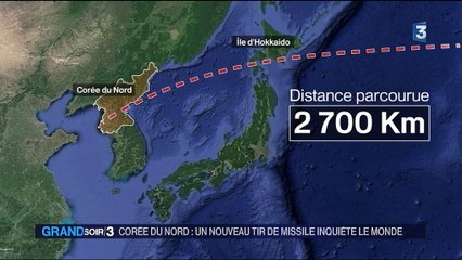 Un tir de missile de la Corée du Nord inquiète