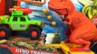 DINO TRAPPER TRAILER Play Set by Matchbox DINOSAUR TOY with T-REX Toys Review Videos