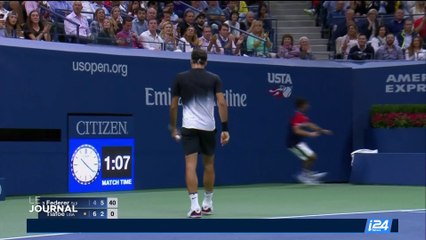 US open: Roger Federer se fait peur