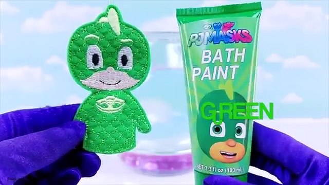 Bain les couleurs la famille doigt Apprendre la magie Magie masques garderie peindre patrouille patte rimes jouet Pj orbeez