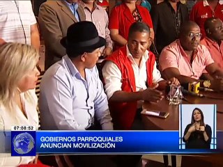 Gobiernos parroquiales anuncian movilización