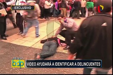 Jirón de la Unión: Estas imágenes ayudarán a dar con los delincuentes