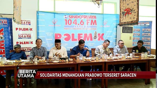 Solidaritas Menangkan Prabowo Terseret Saracen