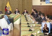 Reunión de presidente Moreno con representantes de banca privada