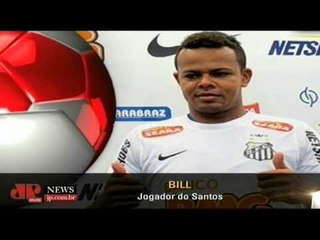 Peixe apresenta oficialmente atacante Bill, ex-Corinthians