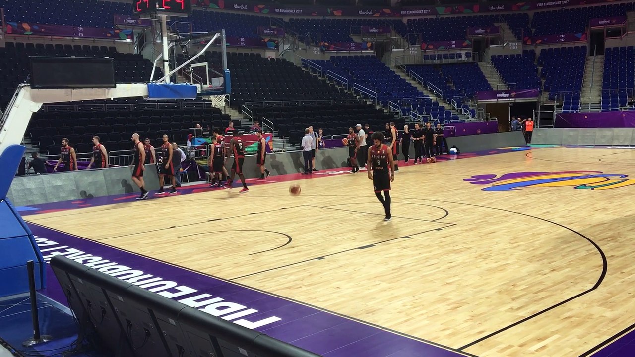Euro de basket 2017 : Les Belgian Lions à l'entraînement