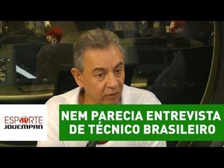 Flavio exalta Ceni: "nem parecia entrevista de técnico brasileiro"