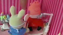Cerdo Peppa Pig Peppa dentista dentista Dr. juguetes de dibujos animados del peppa