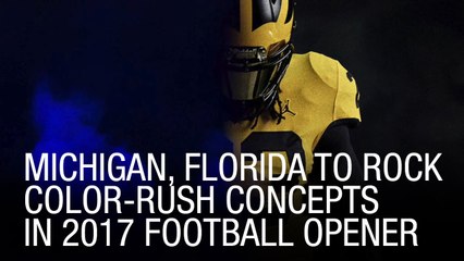 Michigan, Florida To Rock Color-Rush Concepts In 2017 Football Opener